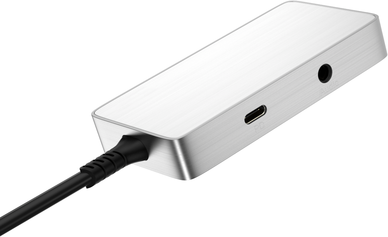 5-in-1 USB-C Hub 0101 with HDMI, DP, VGA, 100W PD, Audio Port