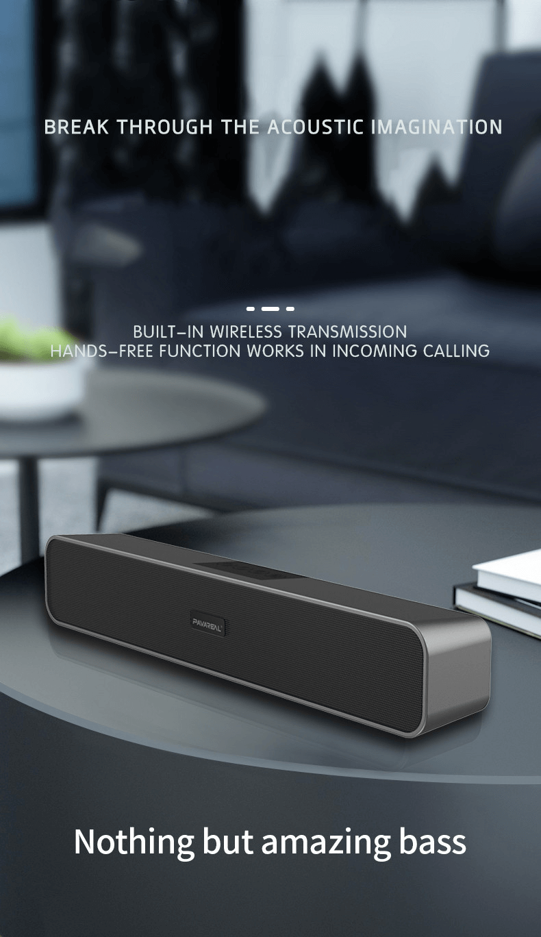 LEERFEI E80 Wireless Bluetooth Speaker with Deep Bass & Long Battery Life