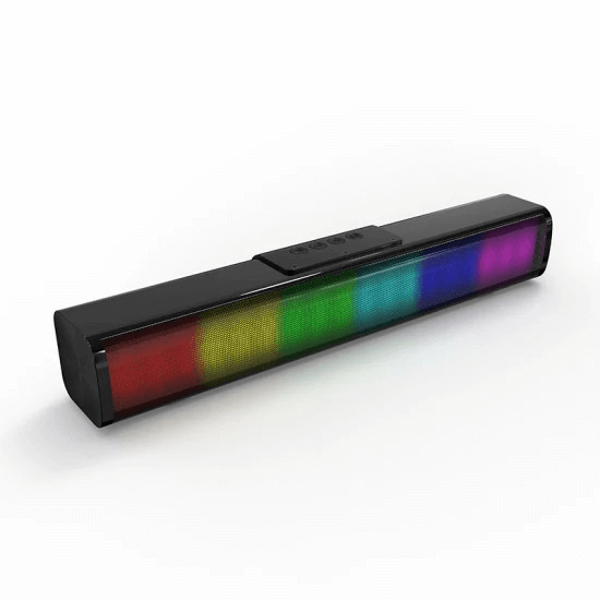 Bosebt D3 LED Bluetooth Speaker, Hi-Fi Stereo, 1200mAh Battery